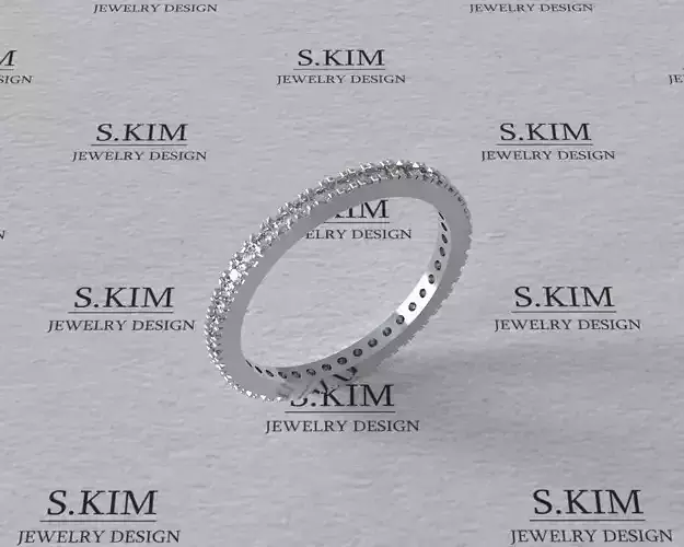 Diamond band ring sizes collection