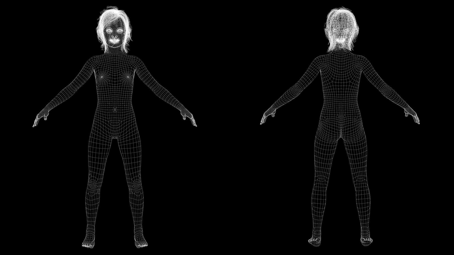 Emily - Enchanting Dream Low-poly 3D model_16