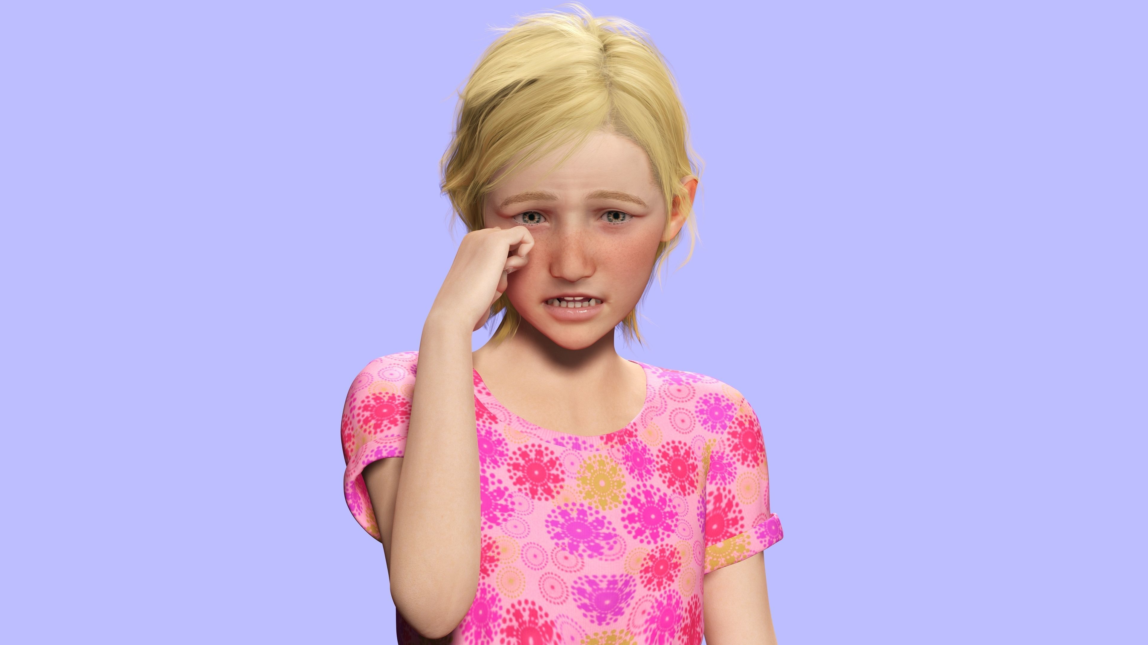 Emily - Enchanting Dream Low-poly 3D model_14