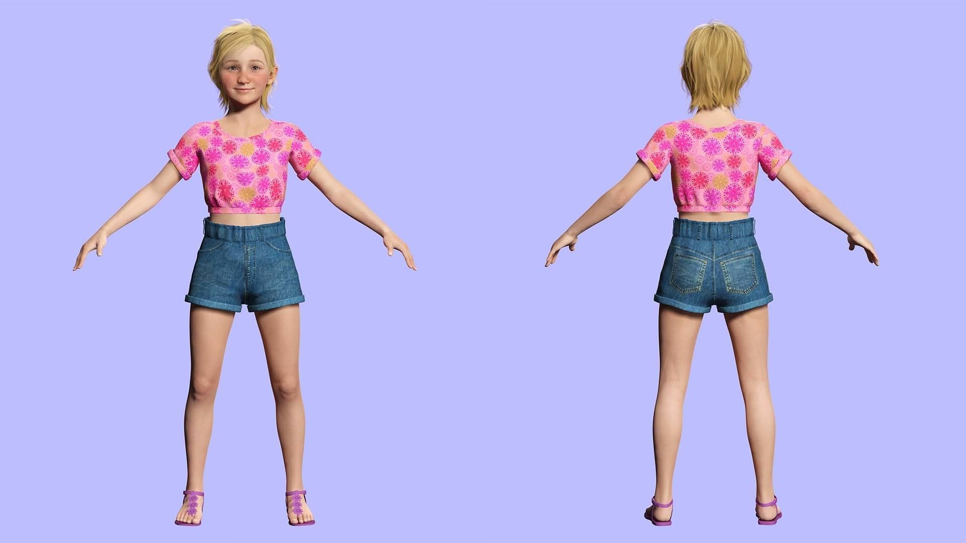 Emily - Enchanting Dream Low-poly 3D model_2