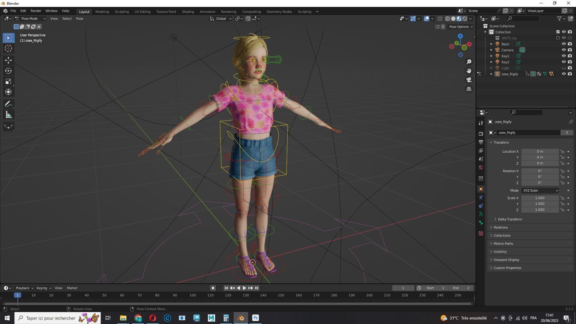 Emily - Enchanting Dream Low-poly 3D model_17