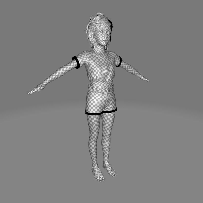 Emily - Enchanting Dream Low-poly 3D model_31