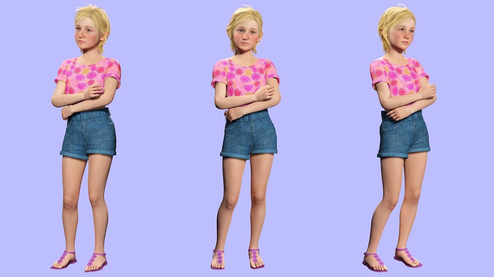 Emily - Enchanting Dream Low-poly 3D model_1
