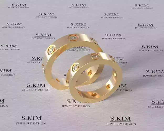 Wedding ring screw