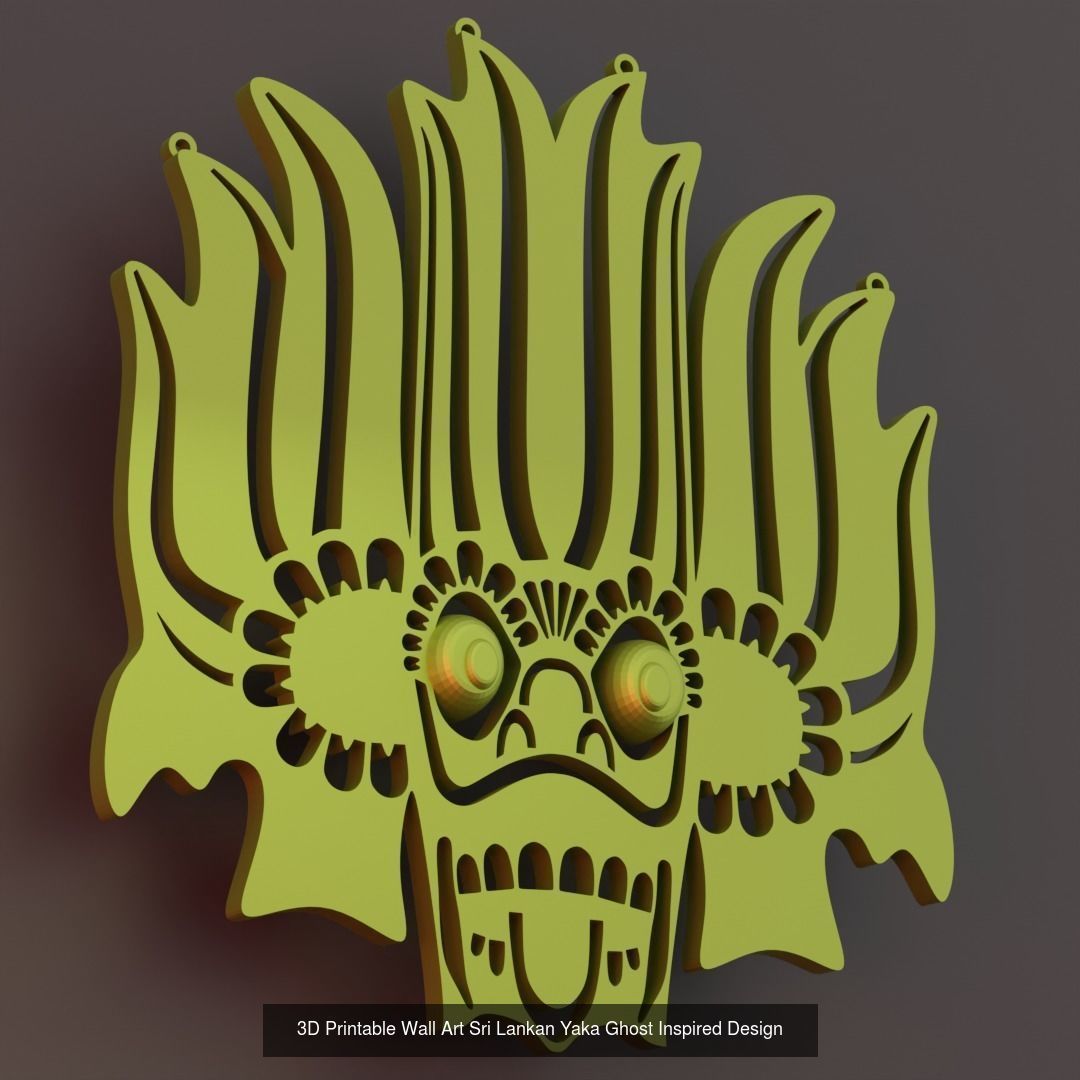 3d printable wall art collection printing without support _1