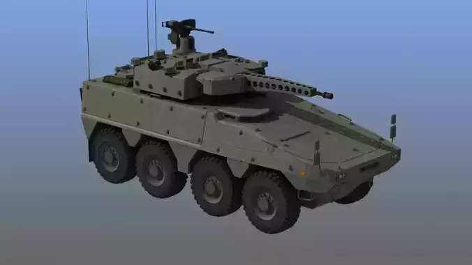 Boxer CRV 30mm 3D model Boxer CRV 30mm 3D model