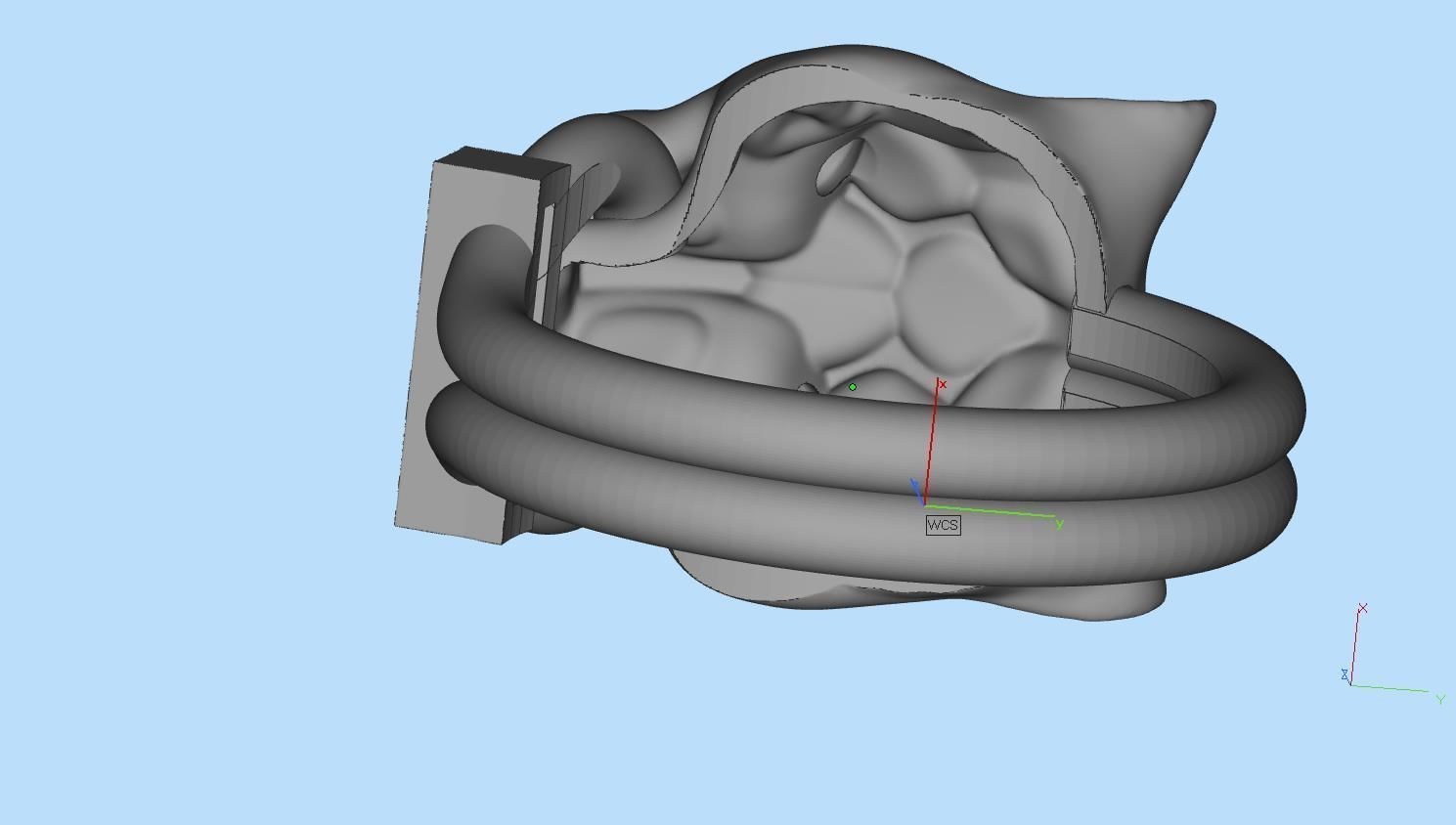 earrings ring panther 3D print model_13