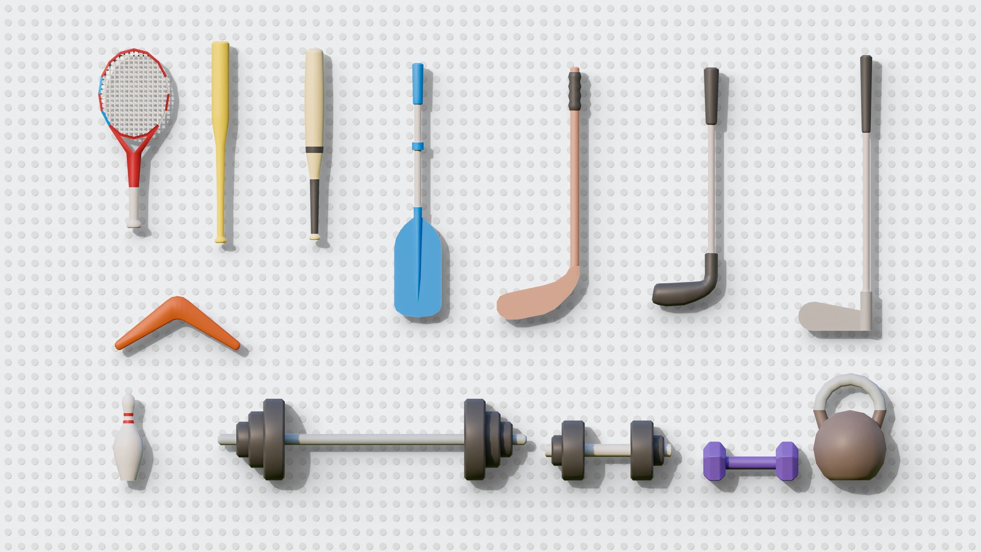 Cold Weapons Low-poly 3D model_6