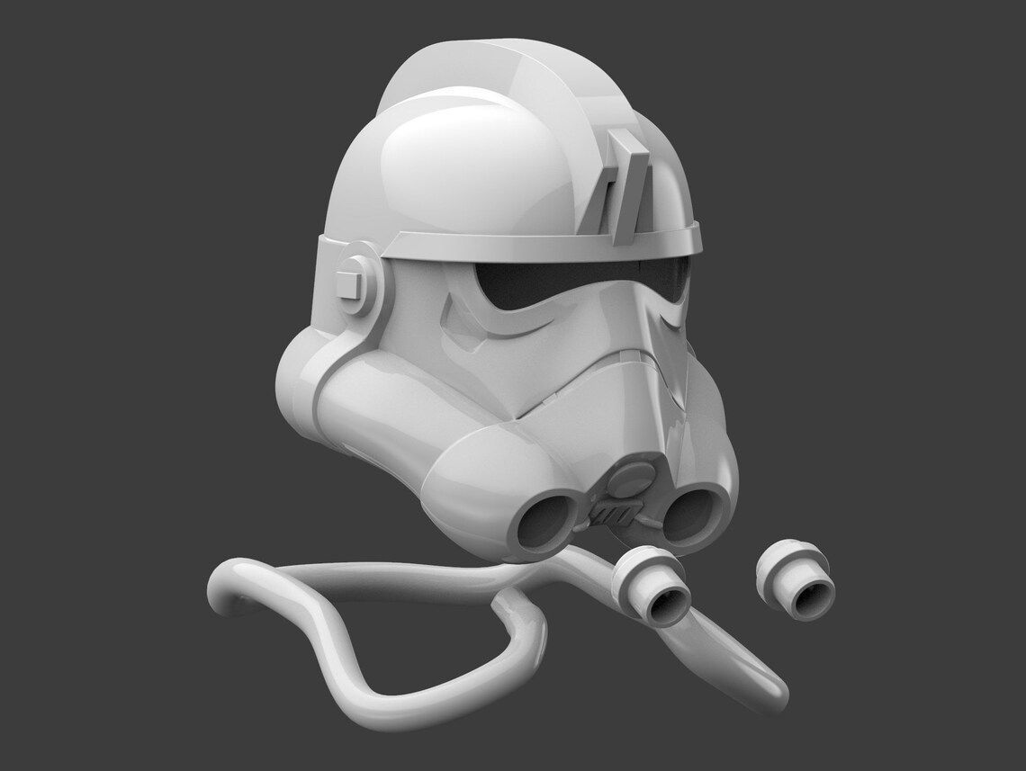 Jump trooper Helmet - 3D Print Files - Star Wars Rebels 3D print model_1