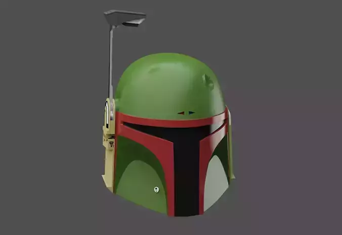 Boba Fett Helmet 3D Print Files STL - The Book Of Boba Fett 3D print model