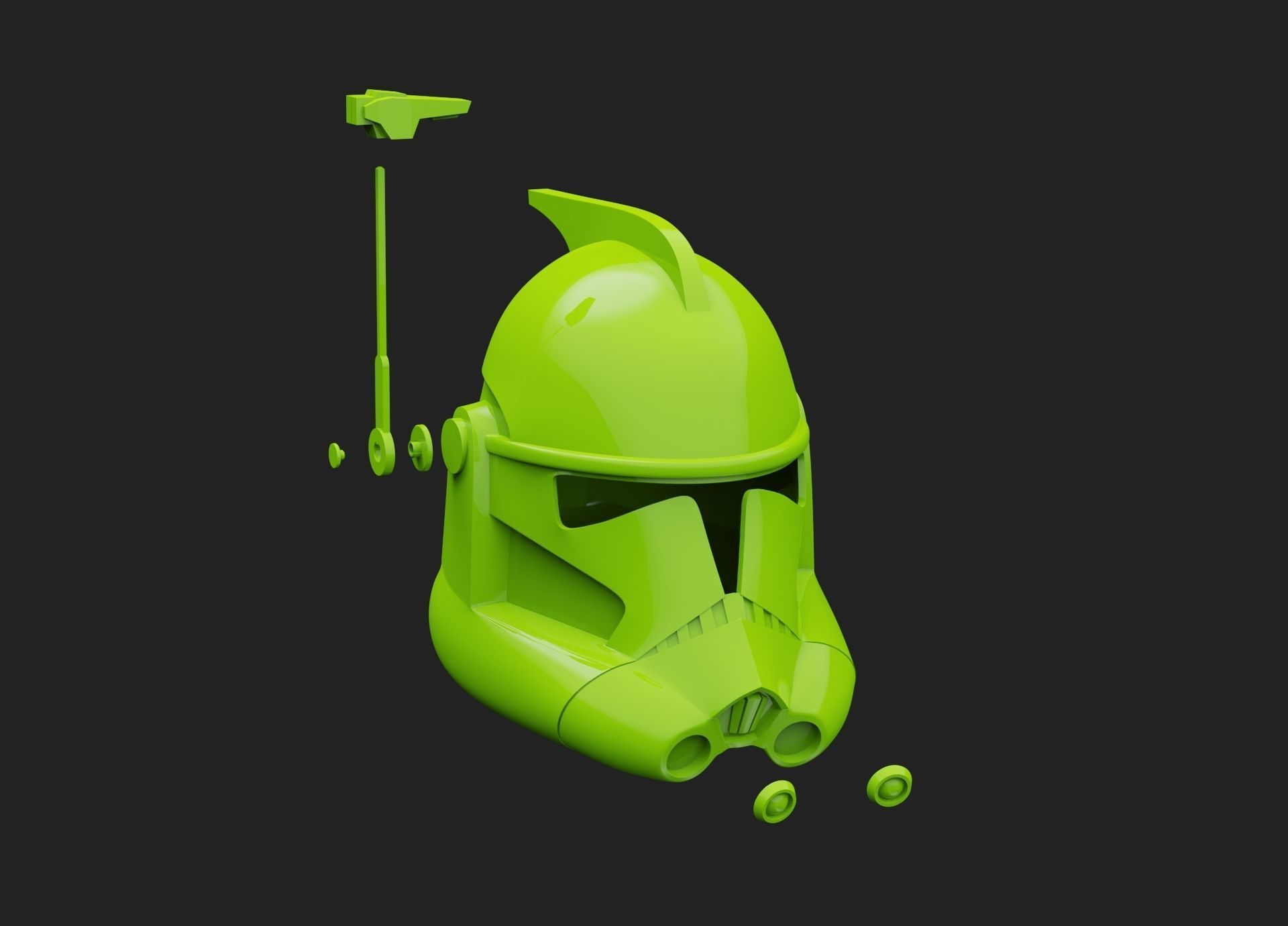 ARC Trooper Helmet S01 TCW - 3D Print Files STL 3D print model_2