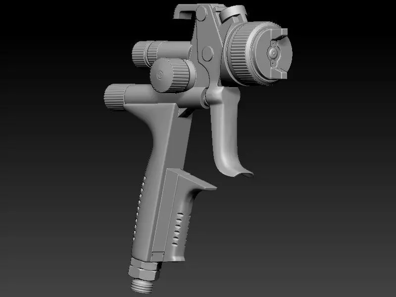 SATAjet 5000 spray guns 3D print model_0