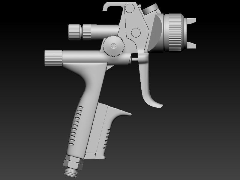 SATAjet 5000 spray guns 3D print model_2