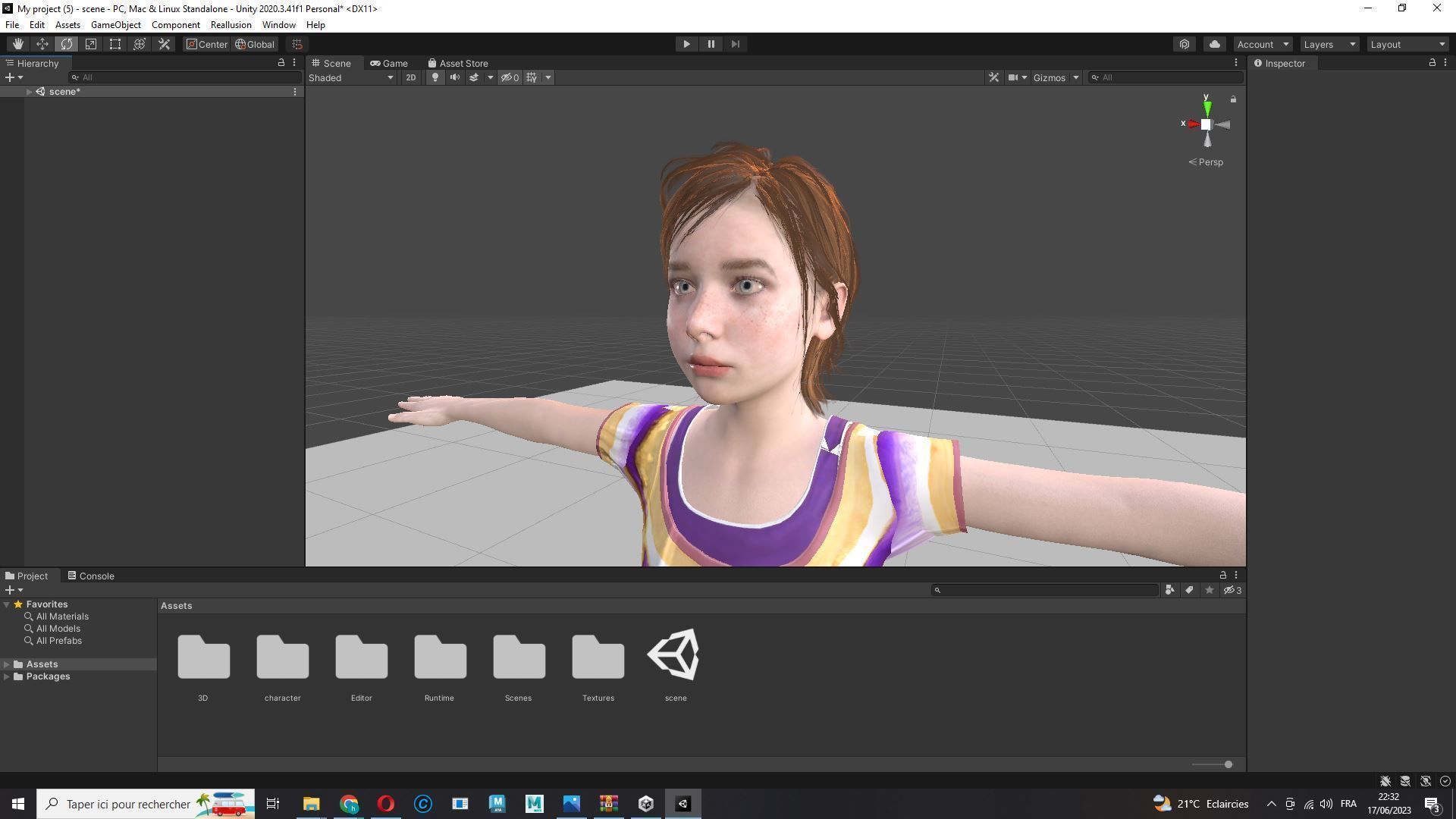 3D model Sophia - little Sunshine VR / AR / low-poly | CGTrader