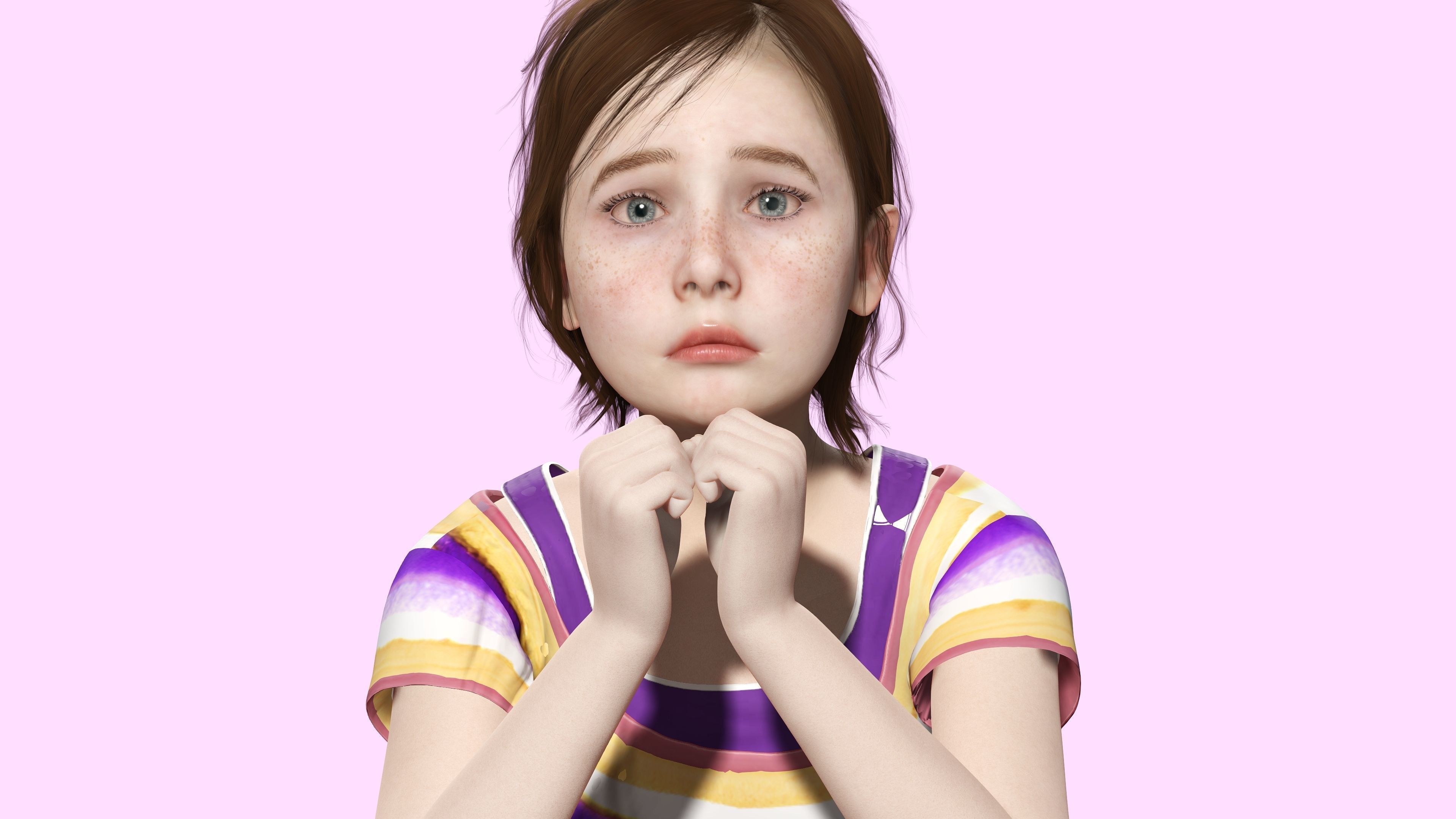 3D model Sophia - little Sunshine VR / AR / low-poly | CGTrader