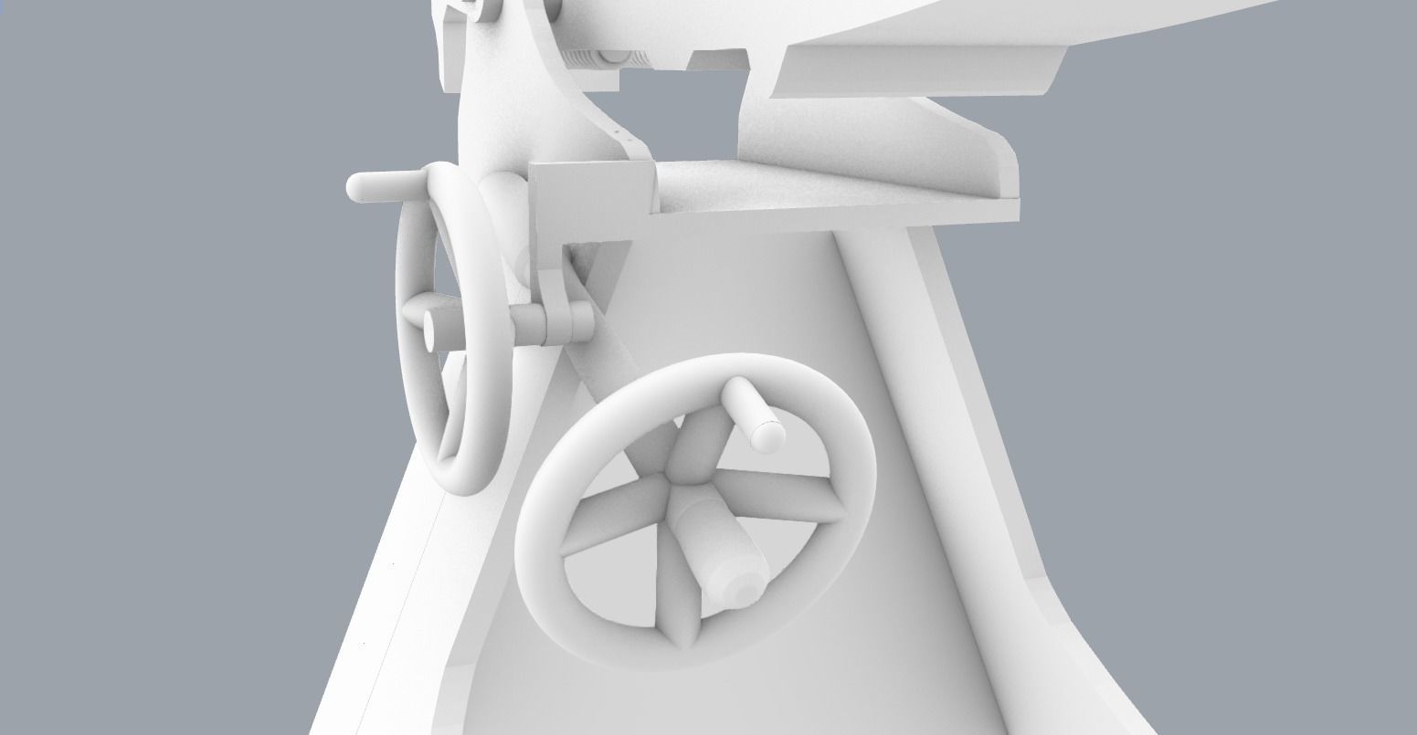 Skoda Naval Gun PM 3D print model_8