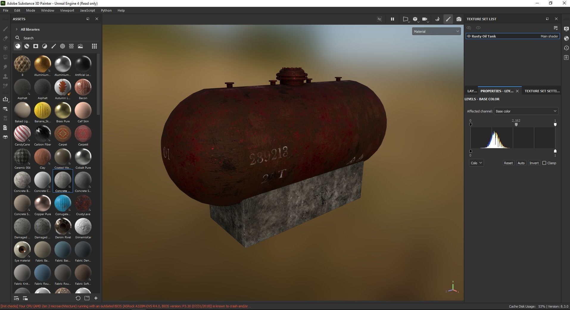 Rusty Oil Tank 3D Model Low-poly 3D model_6