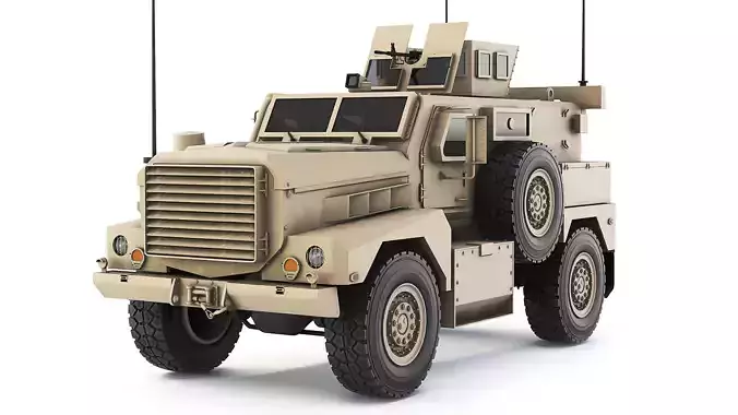 Cougar 4x4 MRAP H 2005 3D model