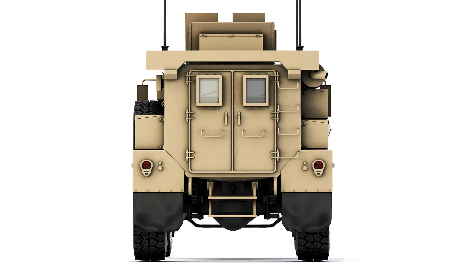 Cougar 4x4 MRAP H 2005 3D model_3