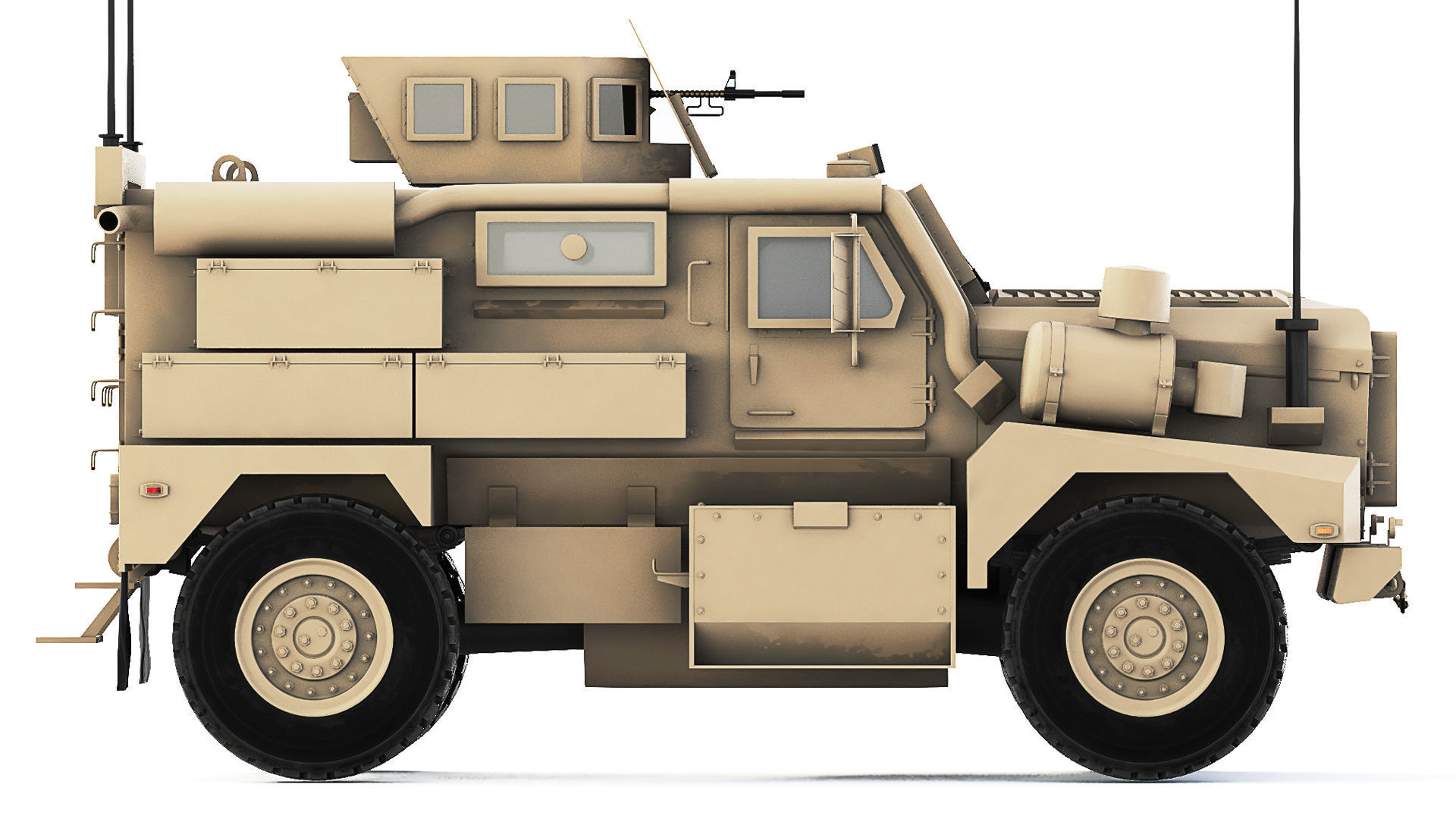 Cougar 4x4 MRAP H 2005 3D model_5