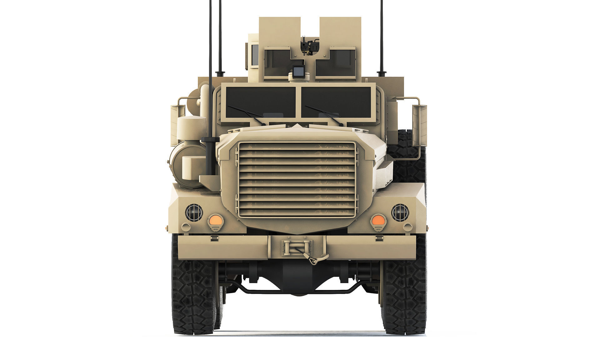 Cougar 4x4 MRAP H 2005 3D model_7