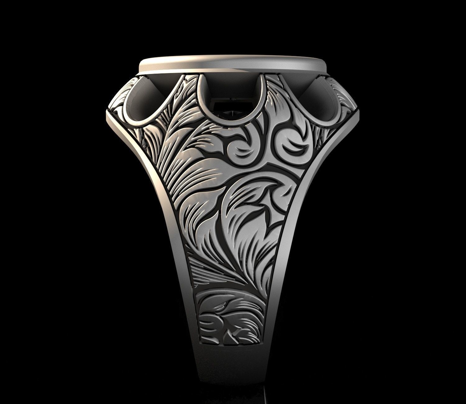 Mens Ring 3D print model_1