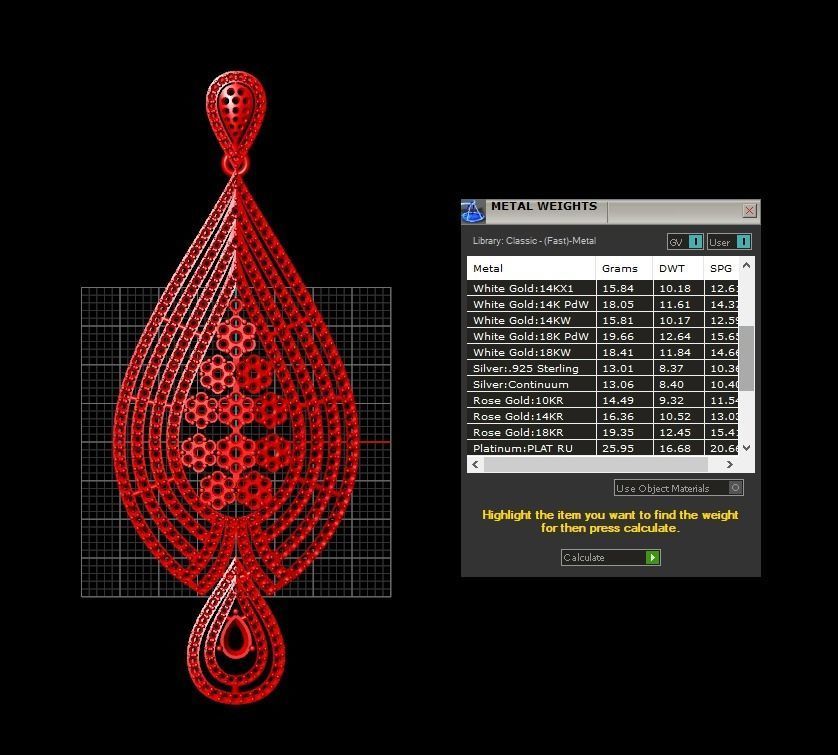 Pendant 794 3D print model_11