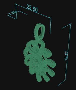 Pendant 788 3D print model_8
