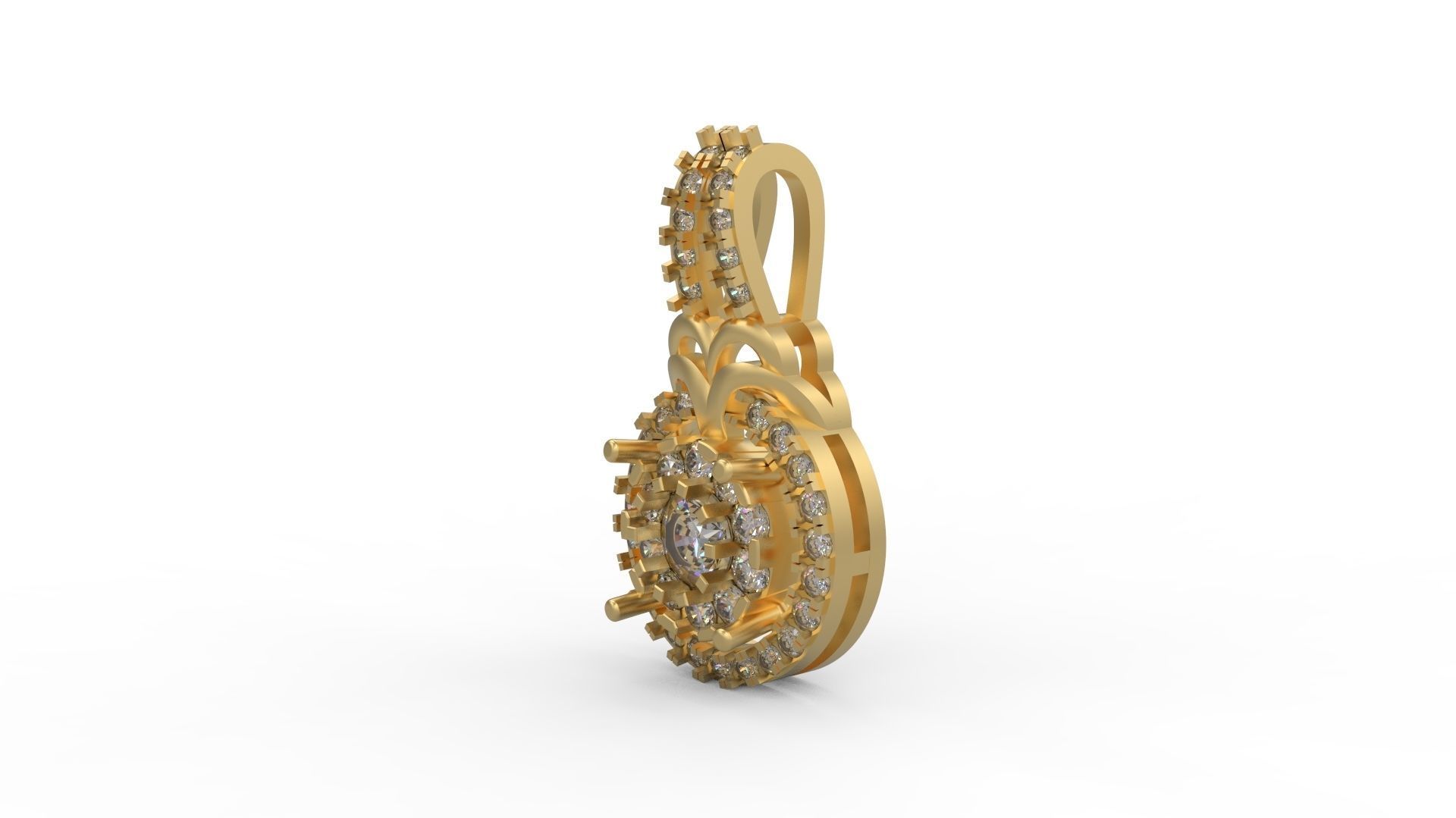Pendant 808 3D print model_1