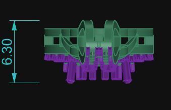 Pendant 808 3D print model_5