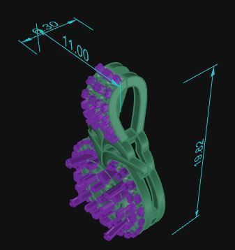 Pendant 808 3D print model_8