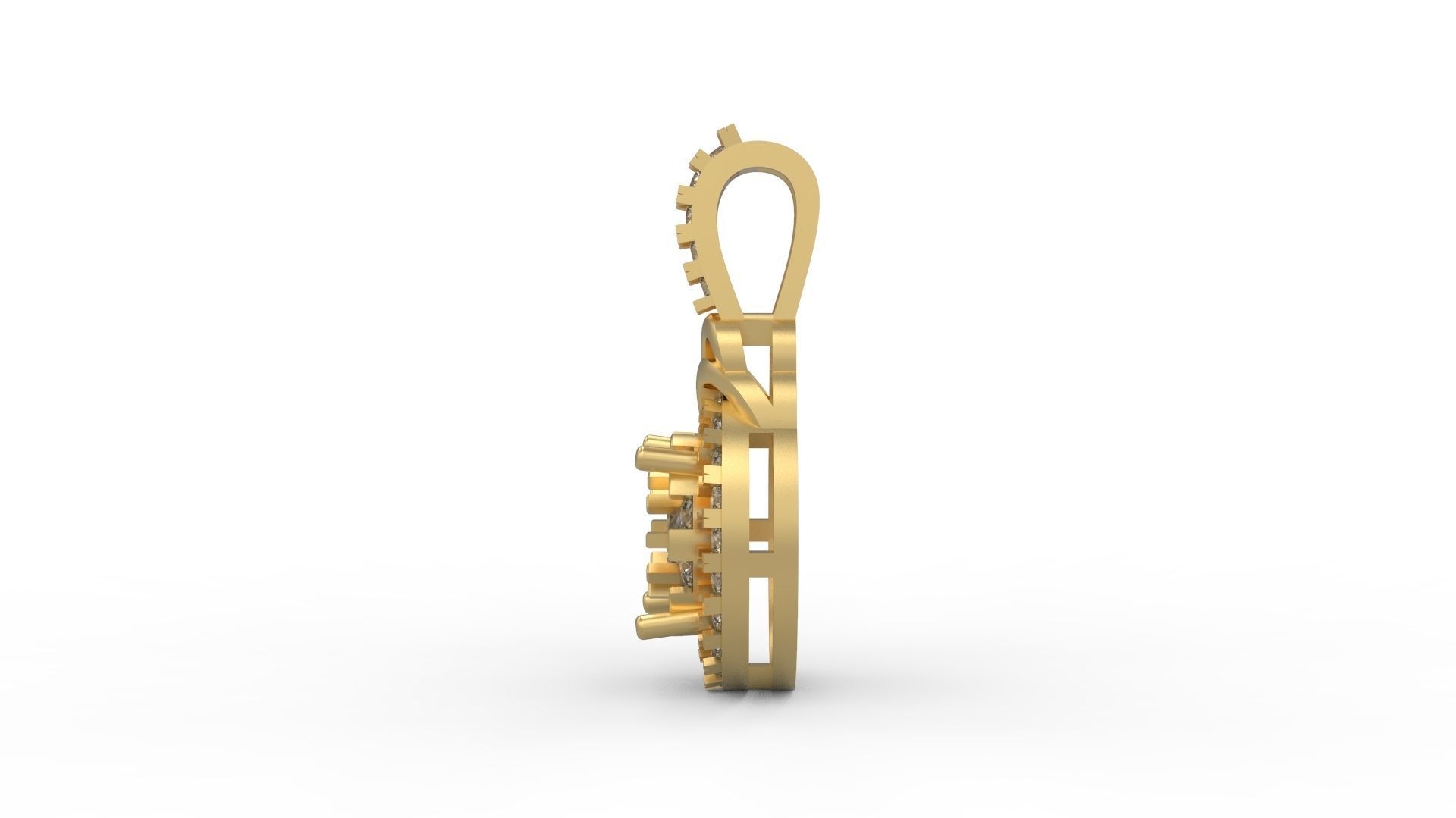 Pendant 808 3D print model_2