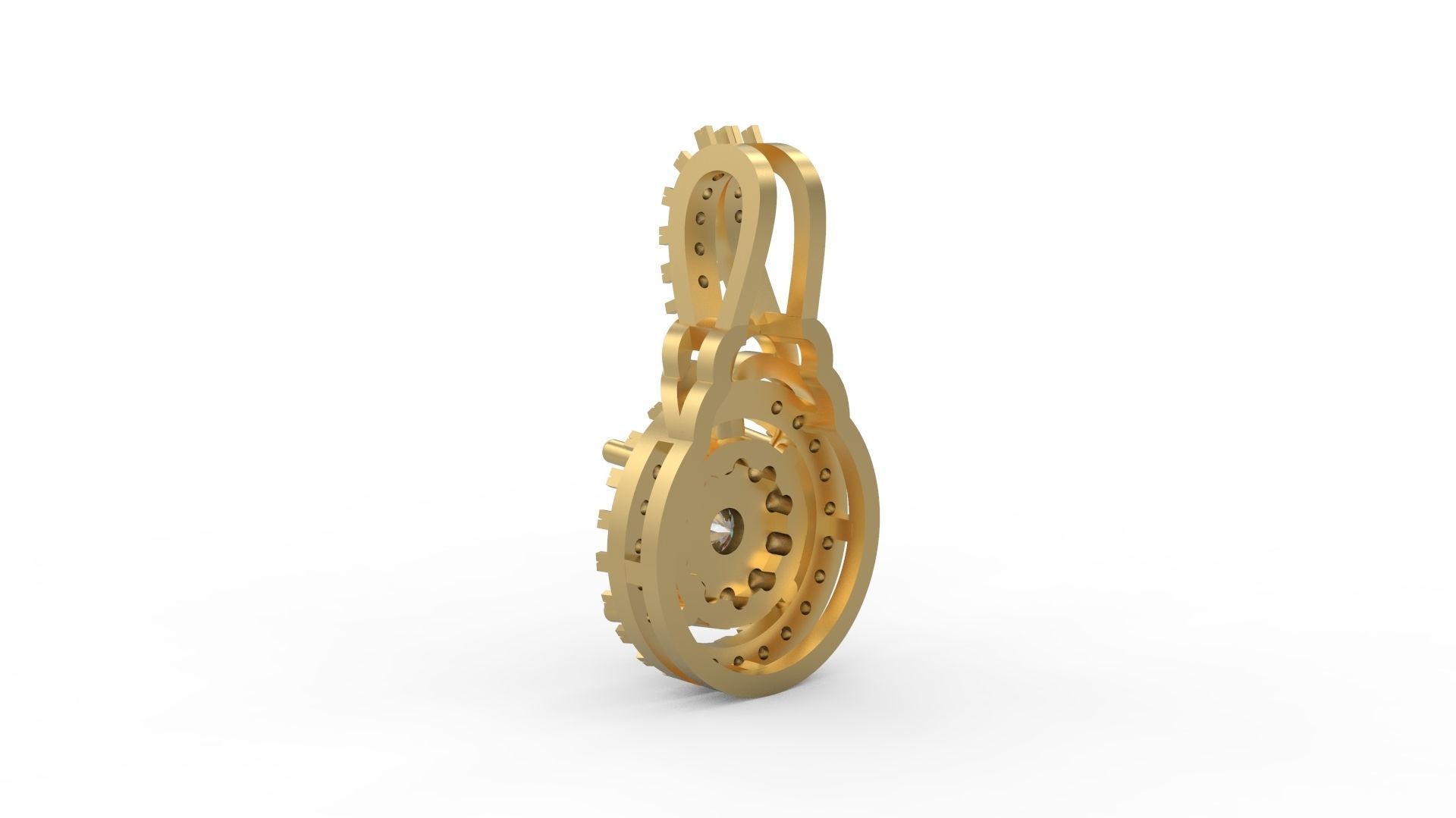 Pendant 808 3D print model_3