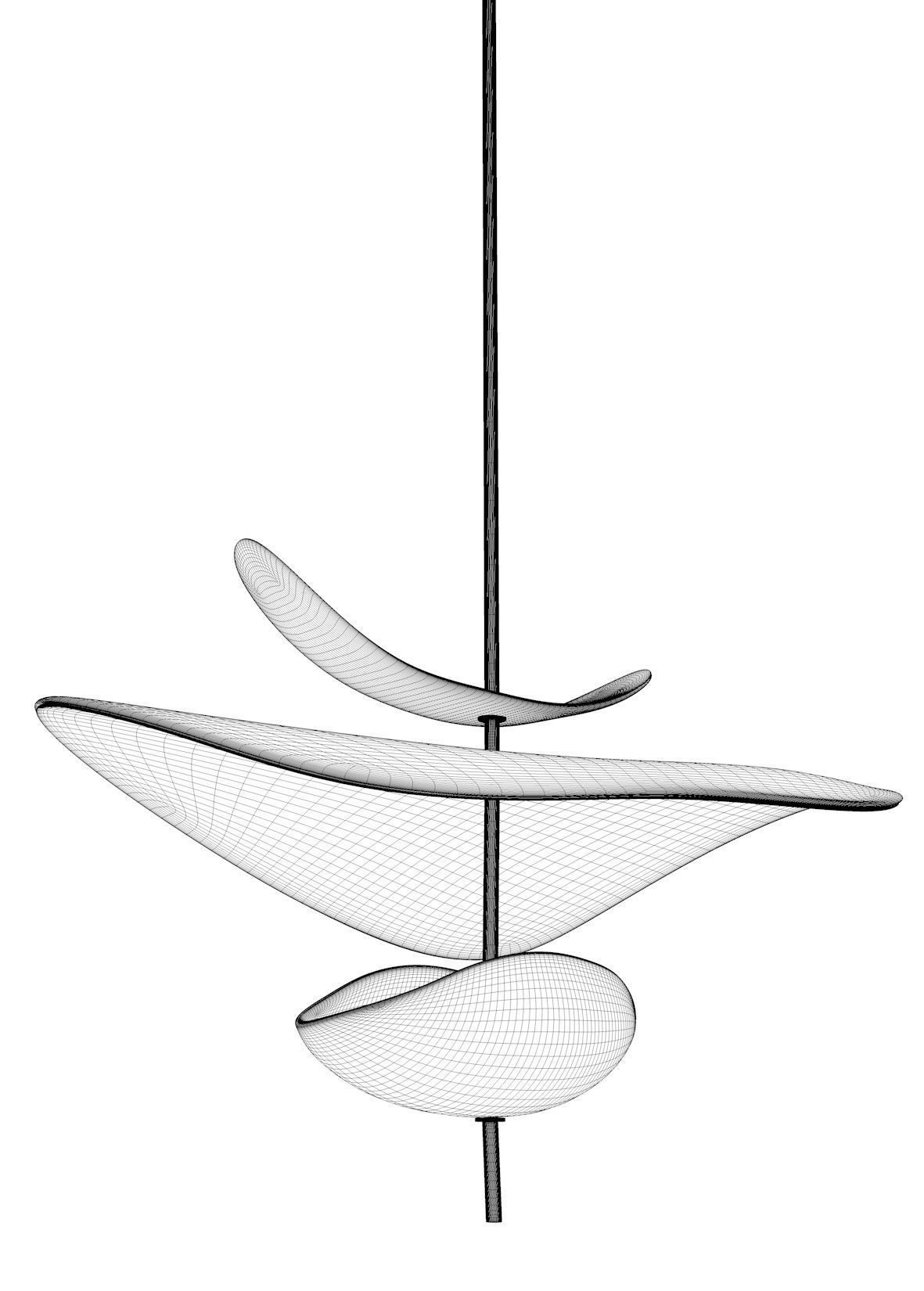 Antigone Pendant Lamp 3D model_4