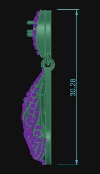 Pendant 822 3D print model_7