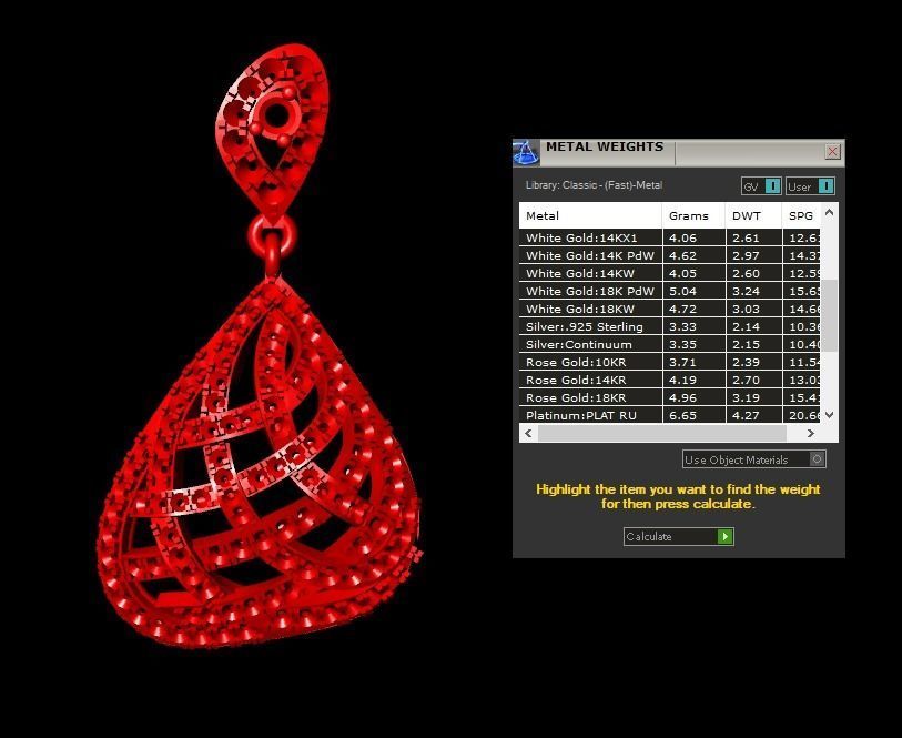 Pendant 822 3D print model_11