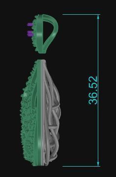 Pendant 821 3D print model_7