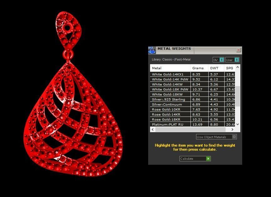 Pendant 821 3D print model_11