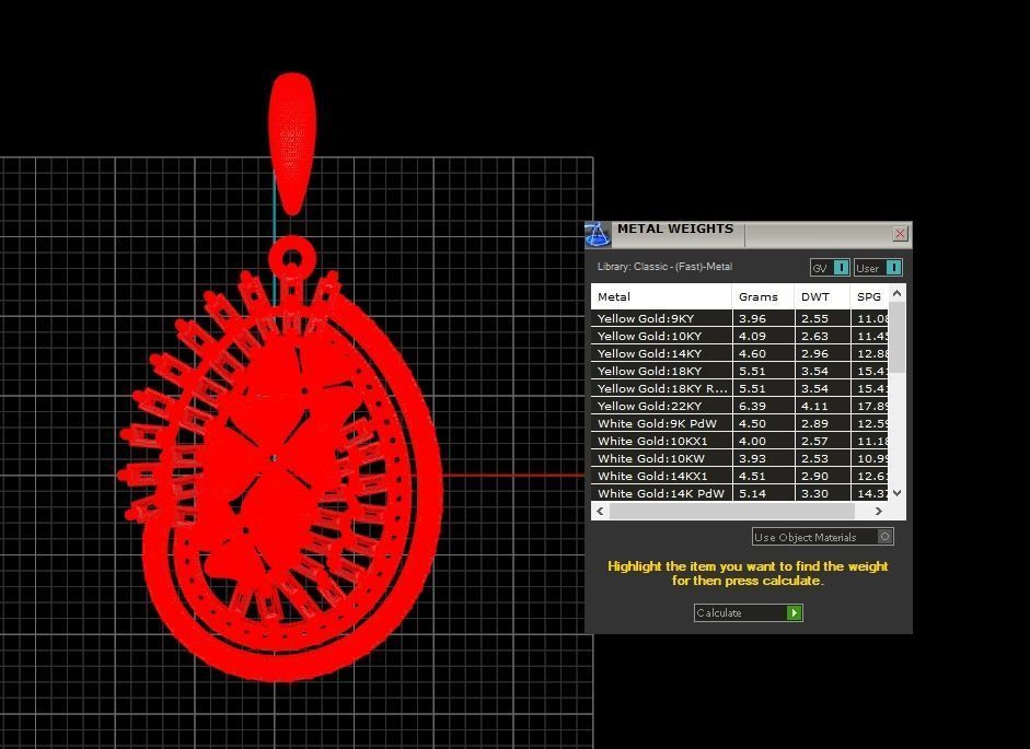 Pendant 854 3D print model_10