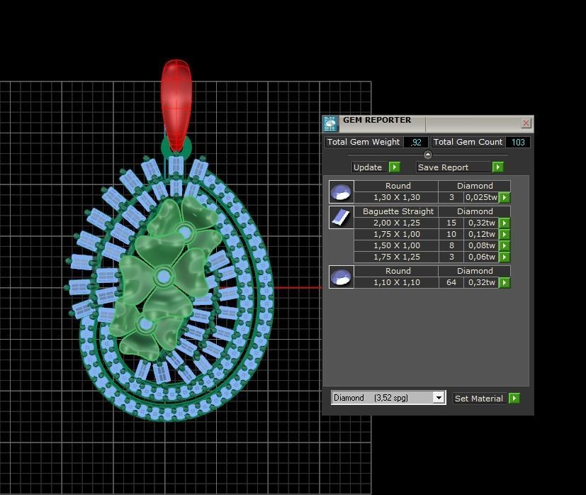 Pendant 854 3D print model_9