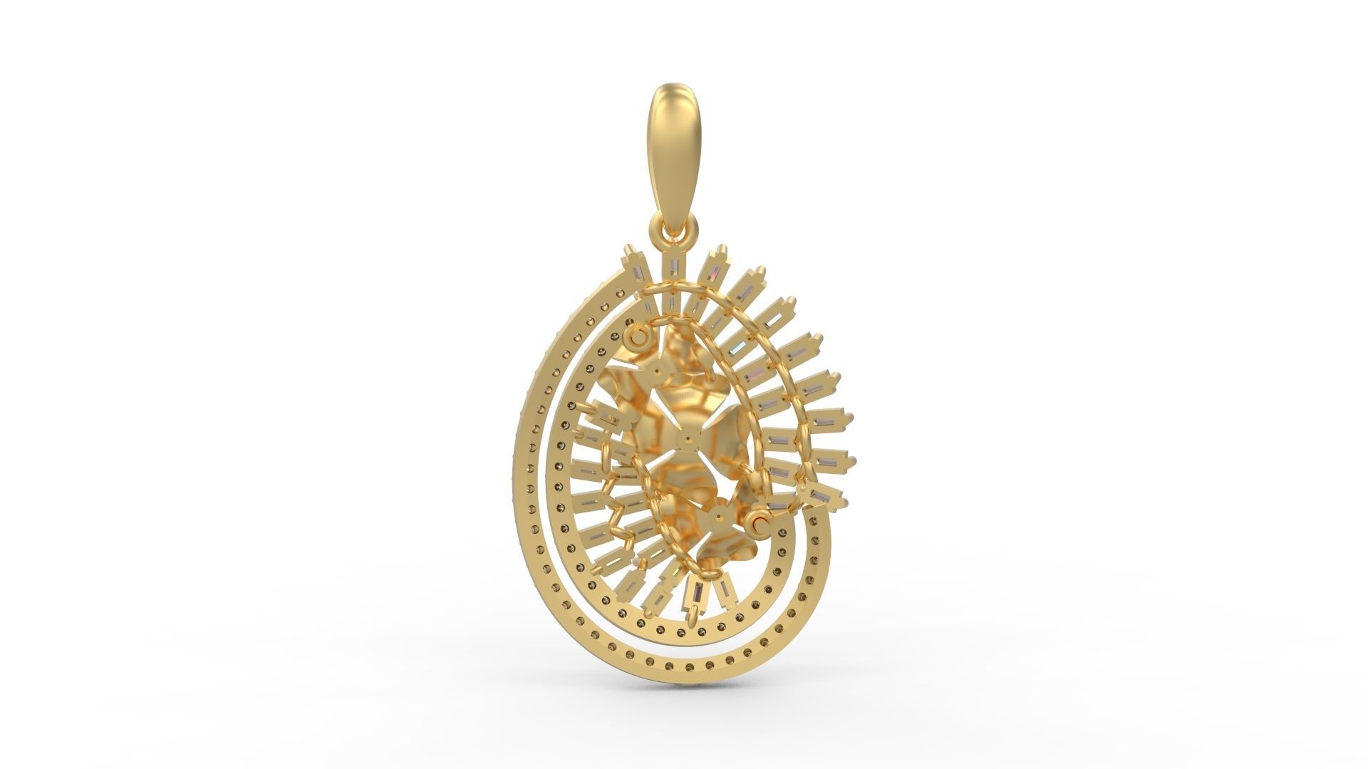 Pendant 854 3D print model_4