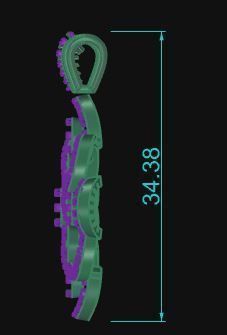 Pendant 834 3D print model_7