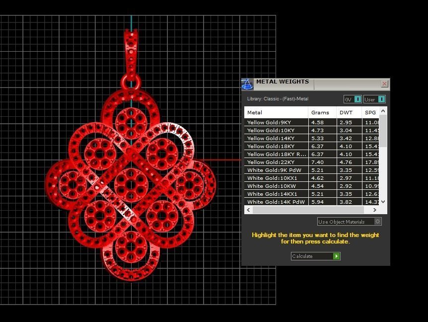 Pendant 834 3D print model_11