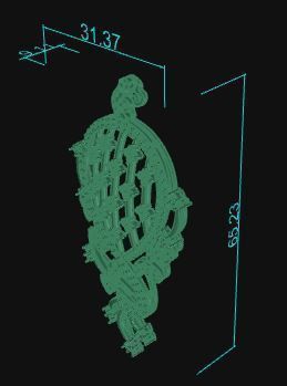 Pendant 831 3D print model_10