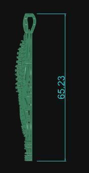 Pendant 831 3D print model_9