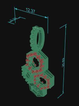 Pendant 829 3D print model_8