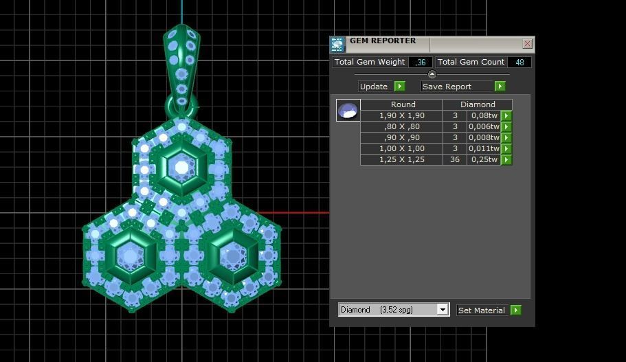 Pendant 826 3D print model_8