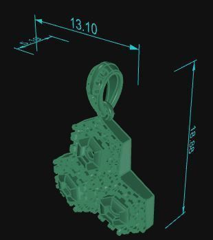 Pendant 826 3D print model_7