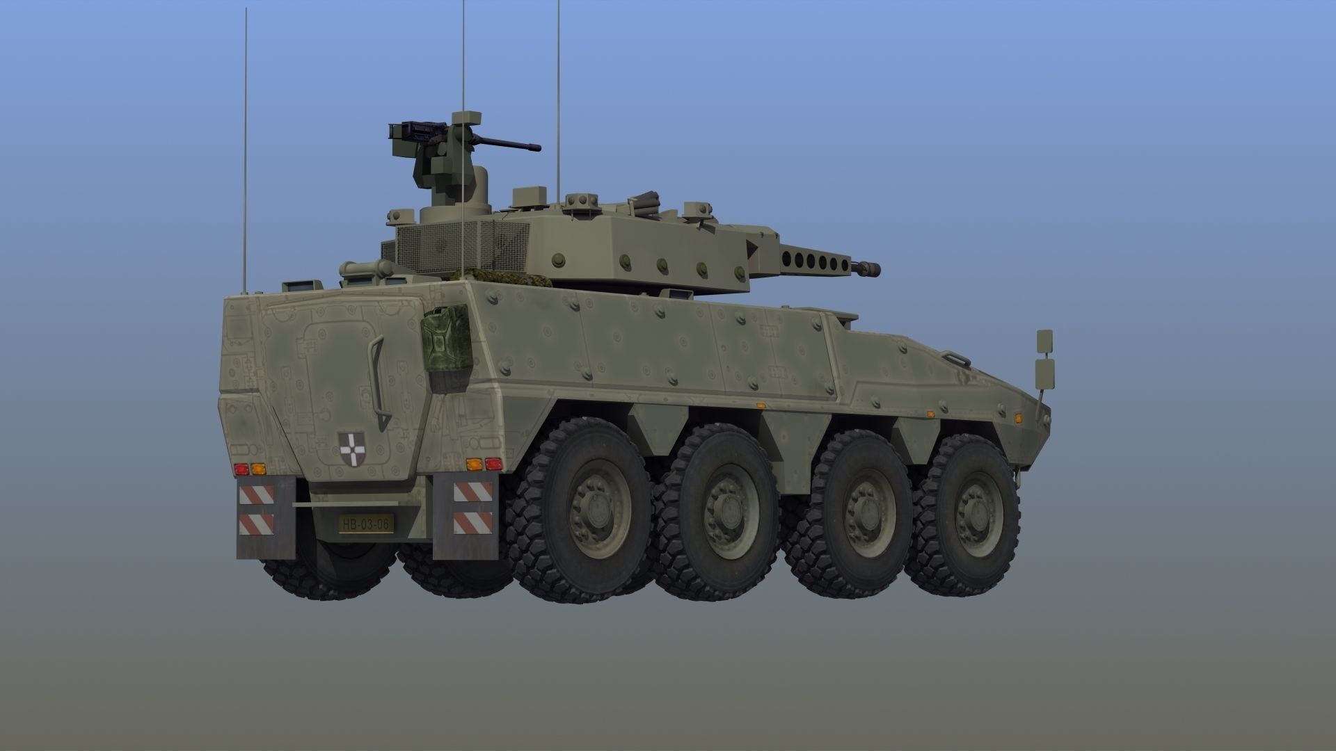 NATO Wheeled Military Veihilce 3D Model Collection_17