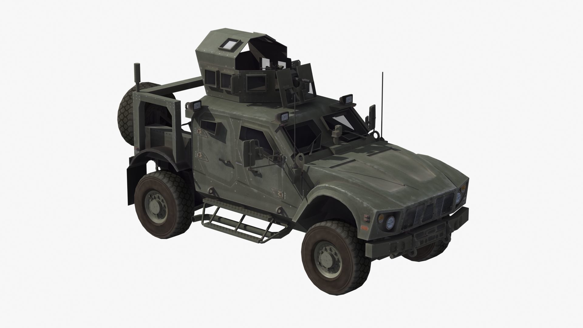 NATO Wheeled Military Veihilce 3D Model Collection_5